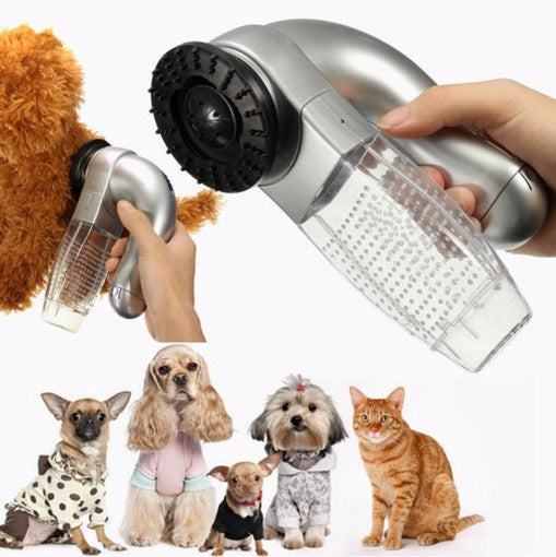 Cordless Dog and Cat Hair Vacuum Brush – Pet Grooming Tool
