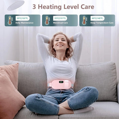 Cordless Heating Massage Belt Menstrual Comfort Support