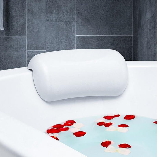 CozySoak Bath Pillow for Bathtub Soft Neck and Head Support Waterproof Quick Dry