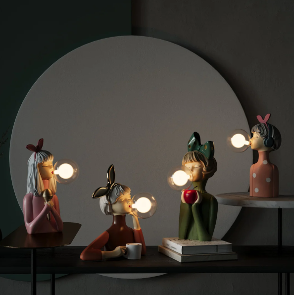 Creative Bubble Lamp Sculptural Table Lighting Modern Art Design