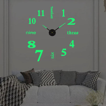 Creative Modern Wall Clock Decorative Silent Design for Home and Office