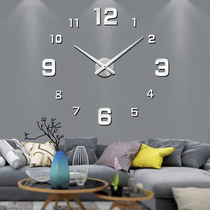 Creative Modern Wall Clock Decorative Silent Design for Home and Office