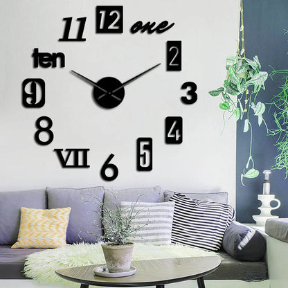 Creative Modern Wall Clock Decorative Silent Design for Home and Office