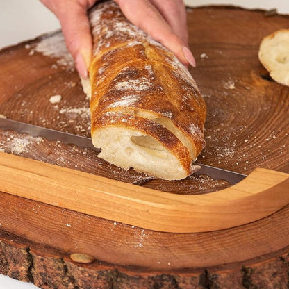 CrustCutter Bread Knife Serrated Precision Knife for Perfect Slices That Keep Shape