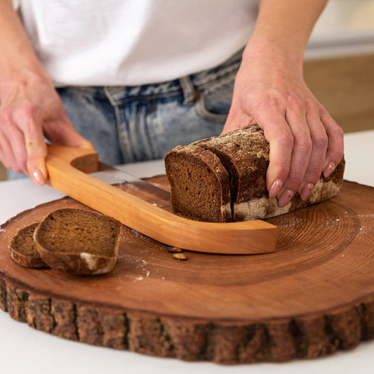 CrustCutter Bread Knife Serrated Precision Knife for Perfect Slices That Keep Shape