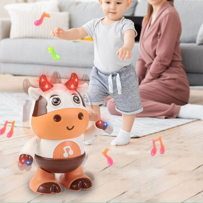 Dancing Musical Cow Toy Lights Sounds Interactive Movement Game