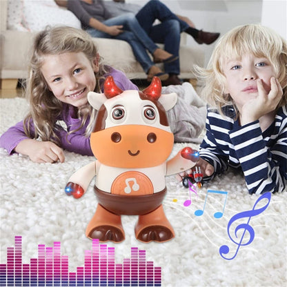 Dancing Musical Cow Toy Lights Sounds Interactive Movement Game