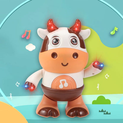 Dancing Musical Cow Toy Lights Sounds Interactive Movement Game