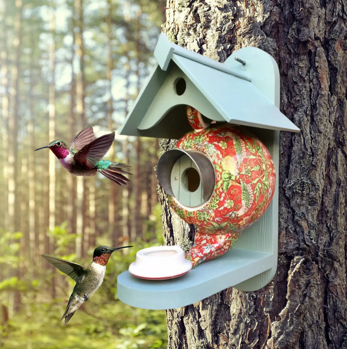 Decorative Hanging Bird Feeder Outdoor Garden Balcony