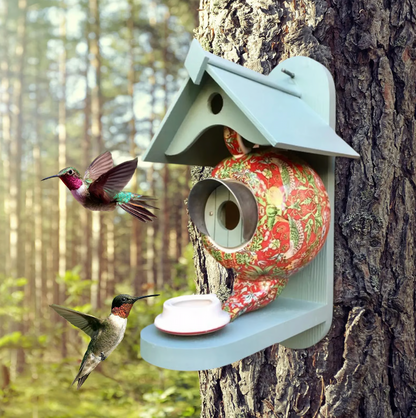 Decorative Hanging Bird Feeder Outdoor Garden Balcony