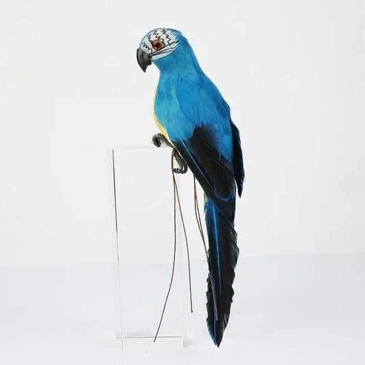 Decorative Hanging Parrot Bird Figurine Realistic Indoor and Outdoor Ornament