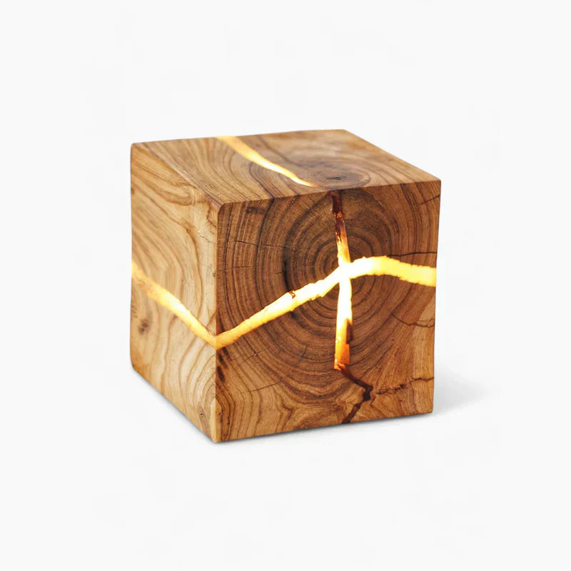 Decorative Table Lamp Modern Artistic Broken Design Bedside Ambient LED Lamp