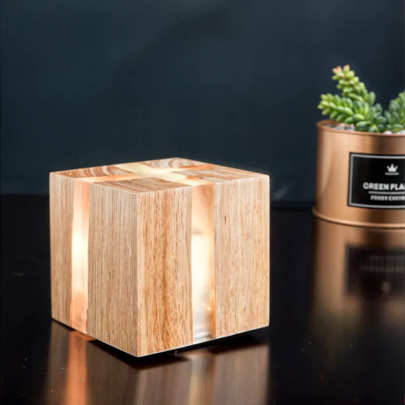Decorative Table Lamp Modern Artistic Broken Design Bedside Ambient LED Lamp