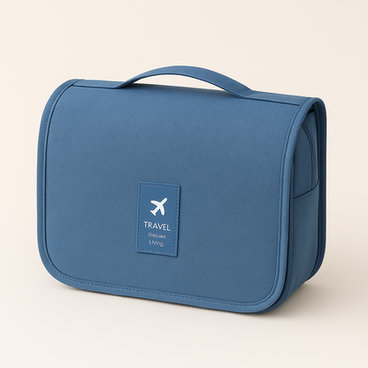 Deluxe Waterproof Toiletry Bag Travel Organizer with Compartments