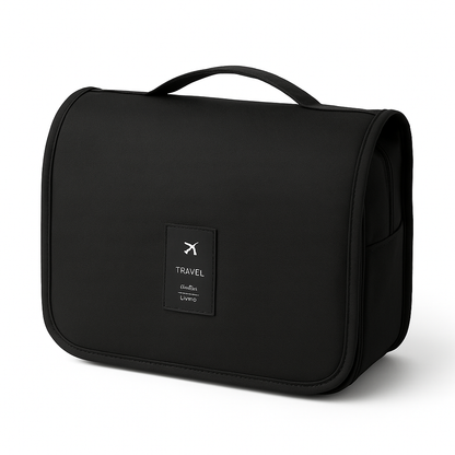 Deluxe Waterproof Toiletry Bag Travel Organizer with Compartments