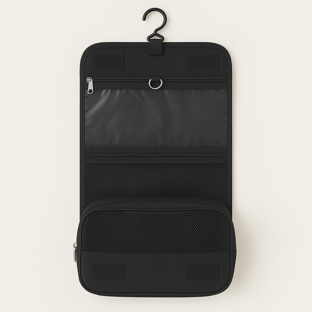 Deluxe Waterproof Toiletry Bag Travel Organizer with Compartments