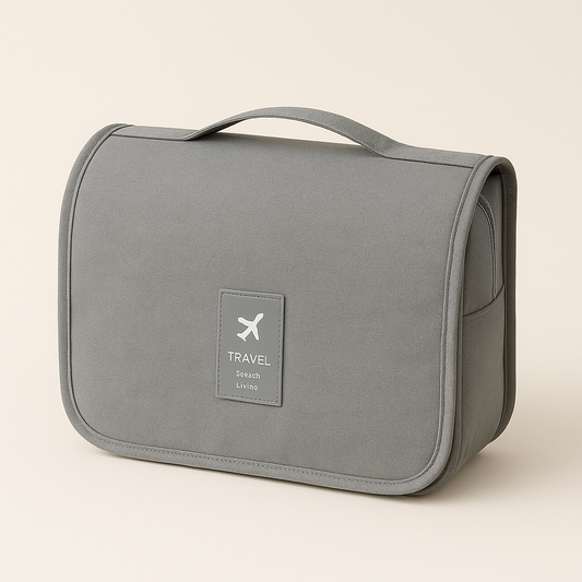 Deluxe Waterproof Toiletry Bag Travel Organizer with Compartments