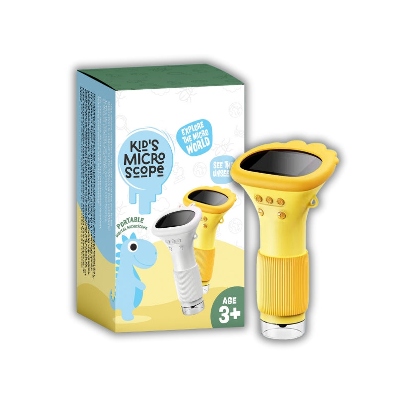 Digital Handheld Microscope for Kids with Screen 1000x Magnification STEM Science Learning Toy