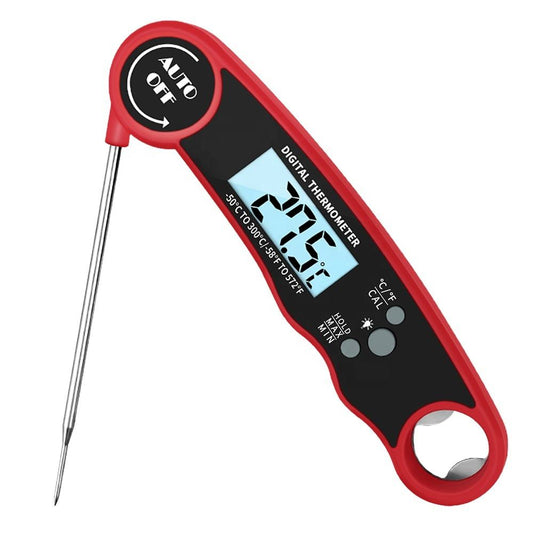 Digital Meat Thermometer Instant Read Waterproof Kitchen BBQ Thermometer Backlit Display