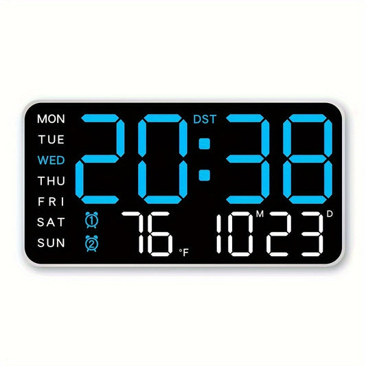 Digitix Digital Wall Clock Multifunction Electronic Display for Home