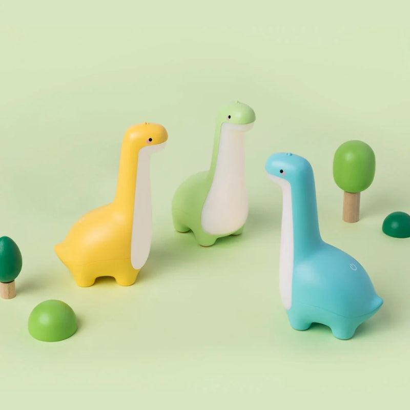 Dinosaur LED Night Light USB Rechargeable Kids Bedside Lamp Soft Nursery Night Lamp