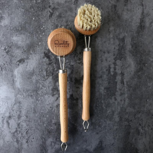 Dish Cleaning Brush Ergonomic Handle Kitchen Scrub Brush for Dishes Pots and Pans