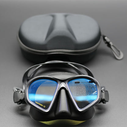 Diving Mask with Anti Fog Lens Camera Mount Snorkeling Set