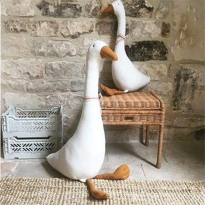 Duck Plush Pillow Toy Soft Kids Cushion Nursery Room Decor