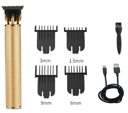 Electric Hair Clipper T Blade Trimmer USB C Fast Charge Cordless Barber Grooming