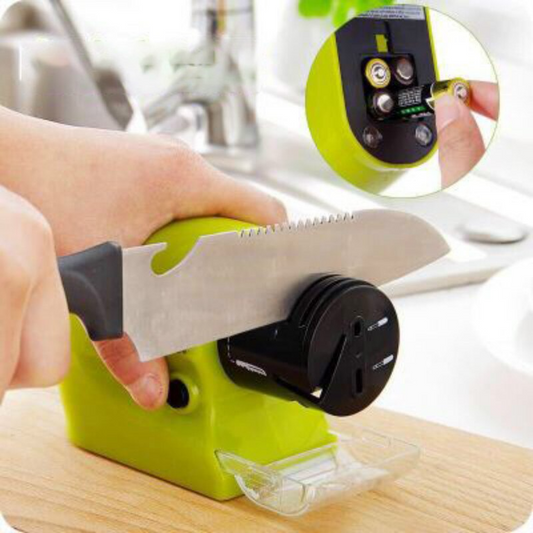 Electric Knife Sharpener Automatic Kitchen Knife Scissors Sharpener Diamond Grinding