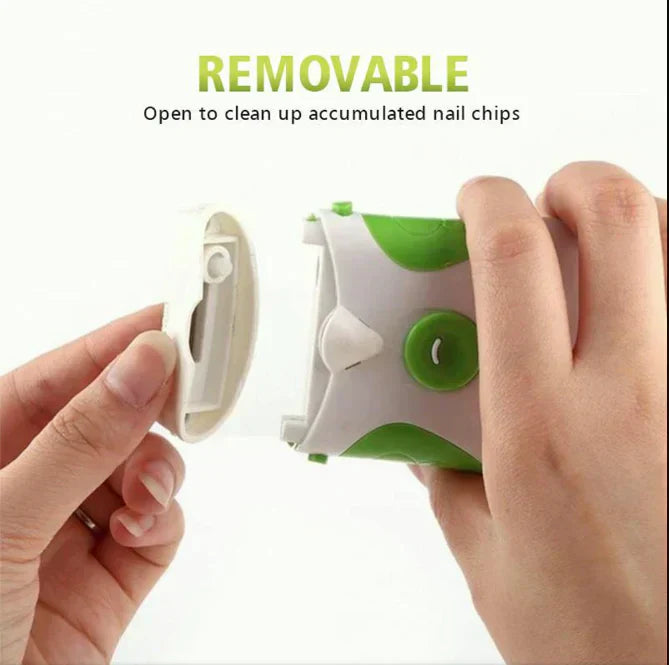 Electric Nail Clipper File Tool Rechargeable Precision Manicure Care