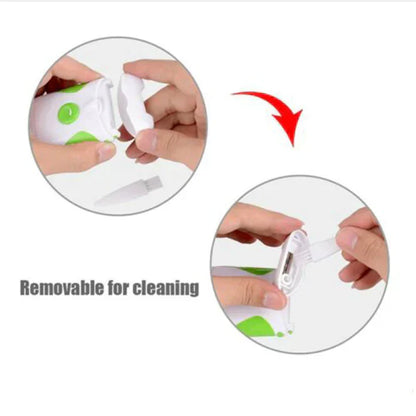 Electric Nail Clipper File Tool Rechargeable Precision Manicure Care