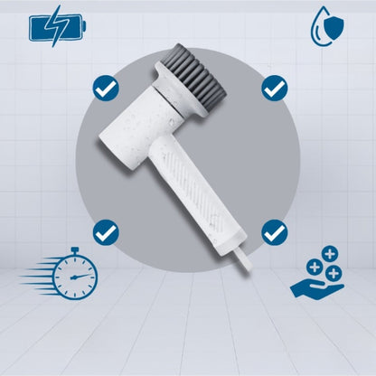 Electric Spin Scrubber Kitchen Cleaning Brush Cordless Rechargeable Power Scrub Tool