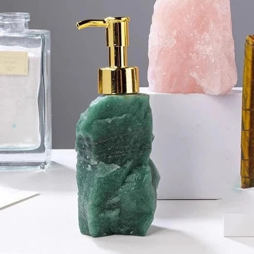 Elegant Refillable Soap Dispenser Bottle Hand Pump Bathroom Countertop Accessory