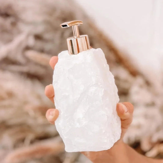 Elegant Refillable Soap Dispenser Bottle Hand Pump Bathroom Countertop Accessory