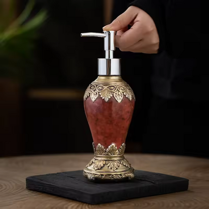 Elegant Soap Dispenser Modern Bathroom Liquid Soap Pump for Sink & Countertop