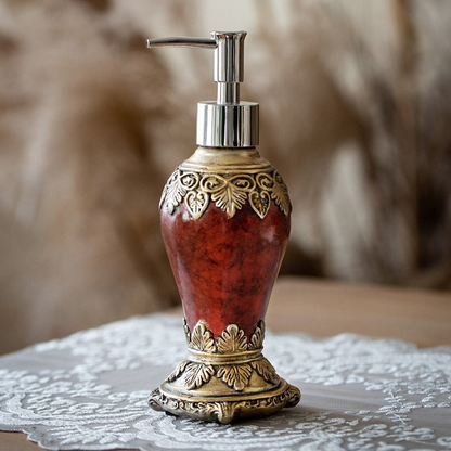 Elegant Soap Dispenser Modern Bathroom Liquid Soap Pump for Sink & Countertop
