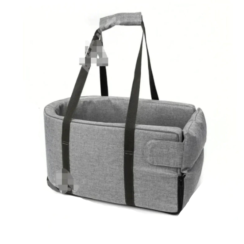 Elevated Pet Car Seat with Safety Straps Small Dog Booster Travel Seat Secure Padded Auto Seat for Cars