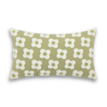 Embroidered Floral Cushion Covers Square and Rectangular Sofa Pillow Covers