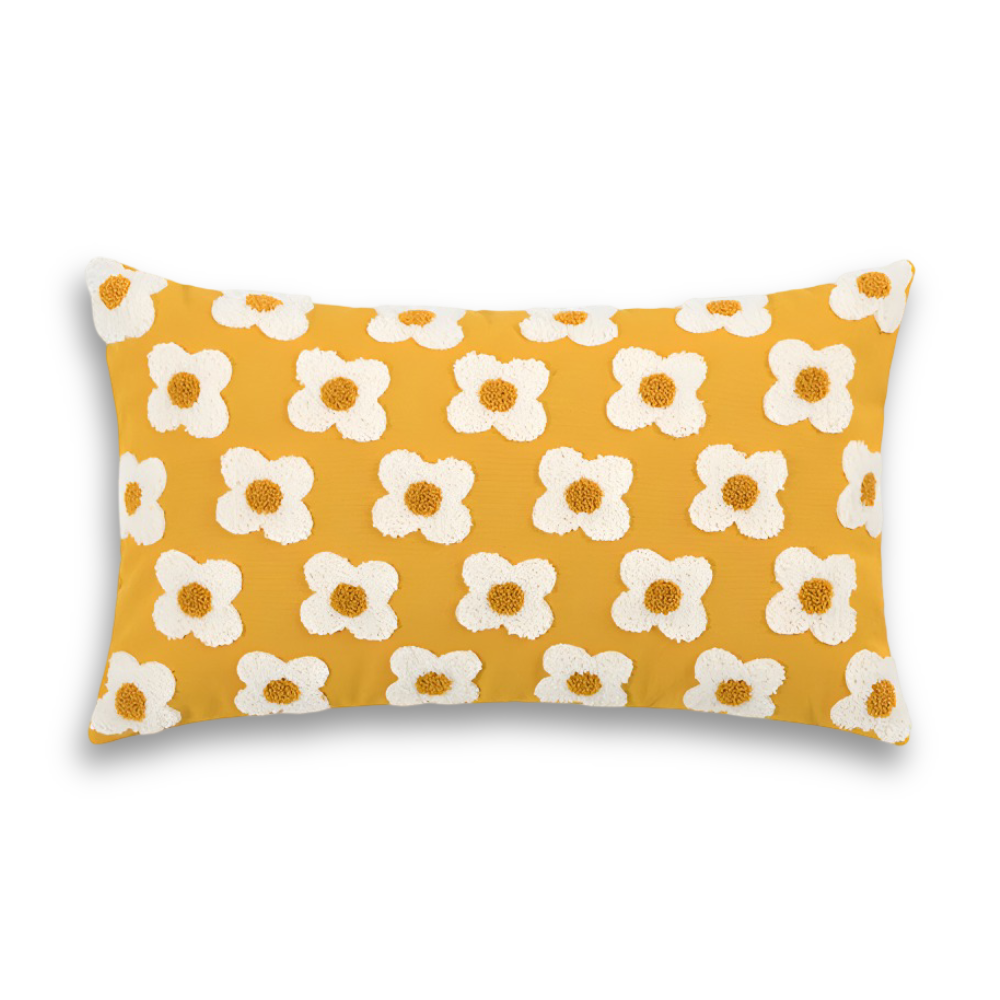 Embroidered Floral Cushion Covers Square and Rectangular Sofa Pillow Covers