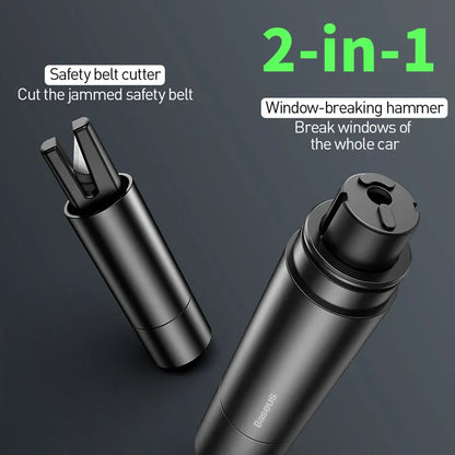 Emergency Car Safety Hammer with Seatbelt Cutter Compact Escape Tool