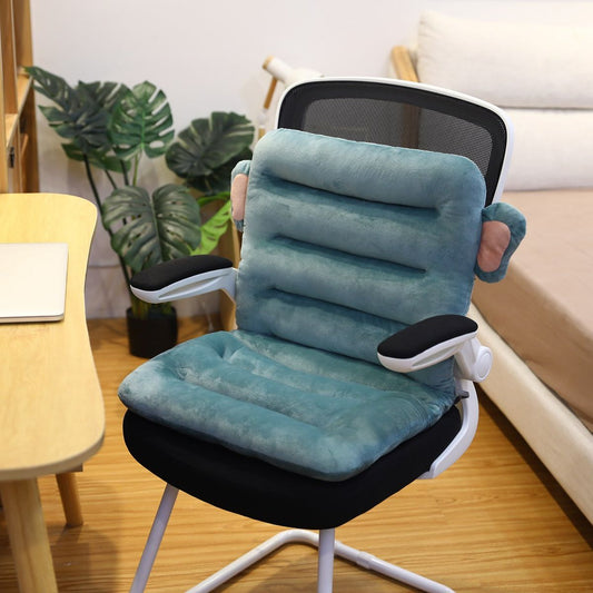 Ergonomic Back Support Seat Cushion Posture Corrector Non Slip Lumbar Pillow