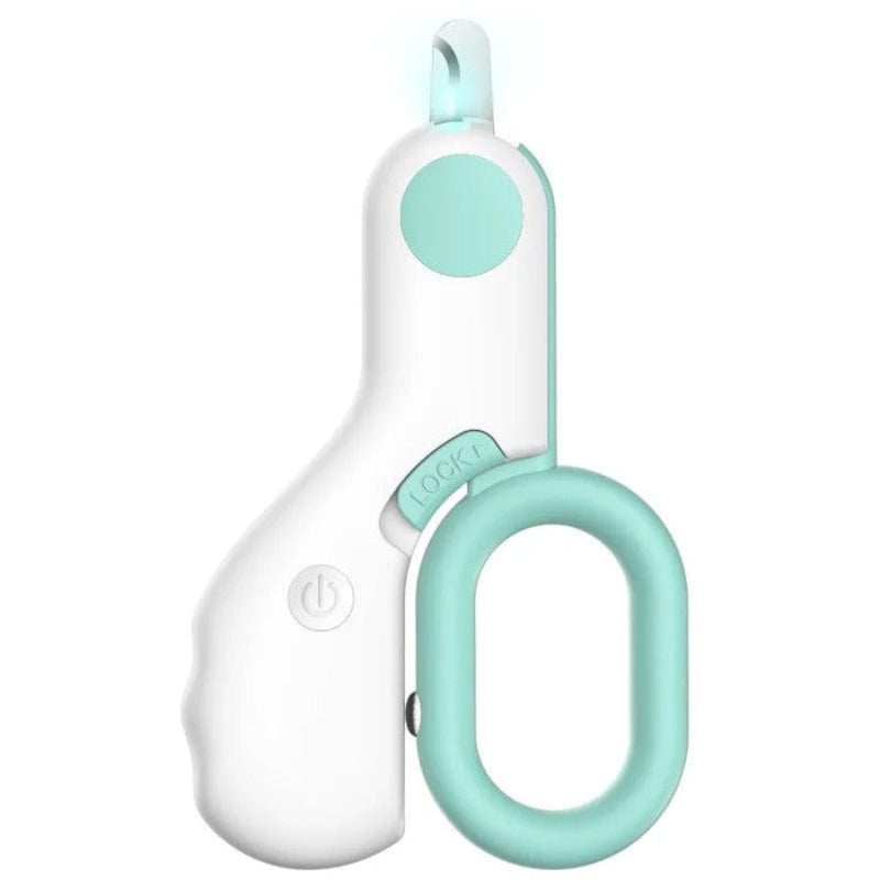 Ergonomic Dog Cat Nail Clipper with LED Light Precision Pet Grooming Tool