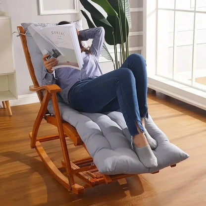 Ergonomic Rocking Chair Cushion Thick Padding Comfort Support