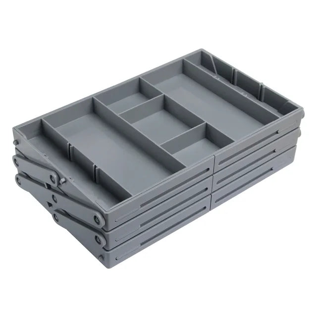 Expandable Drawer Organizer Adjustable Drawer Divider Storage Tray for Kitchen Office Bathroom