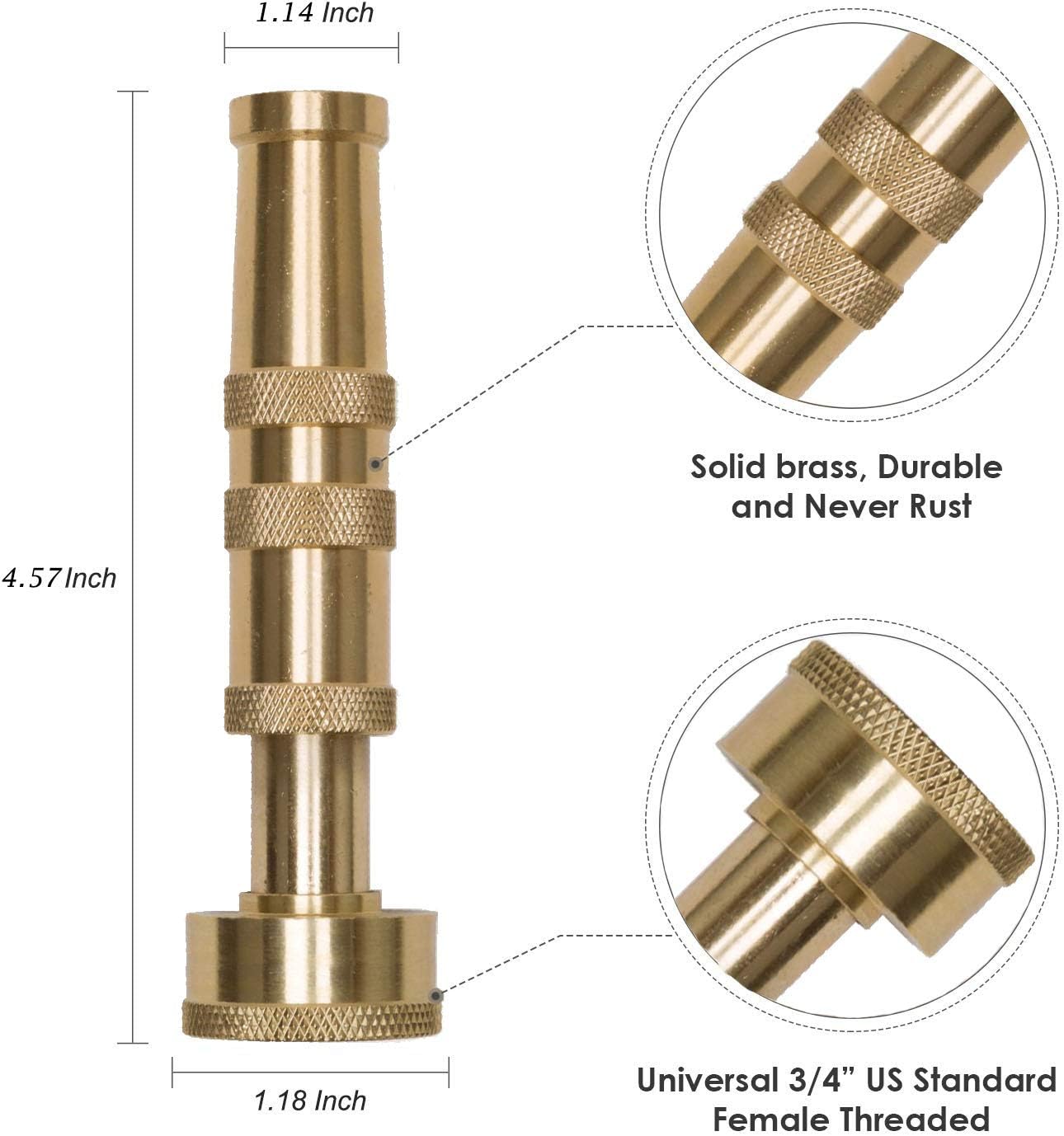 Expandable Garden Hose Kink Resistant Flexible Outdoor Watering Hose