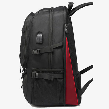 Expandable Travel Backpack with USB Charging Port Large Capacity Carry On Laptop Backpack