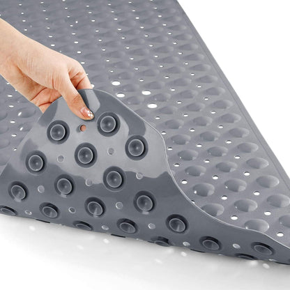 Extra Long Anti Slip Bath Mat for Safe and Comfortable Shower Use