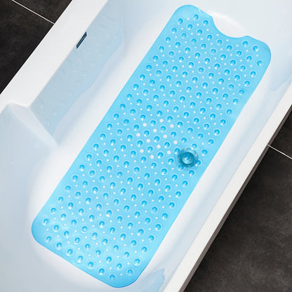 Extra Long Anti Slip Bath Mat for Safe and Comfortable Shower Use
