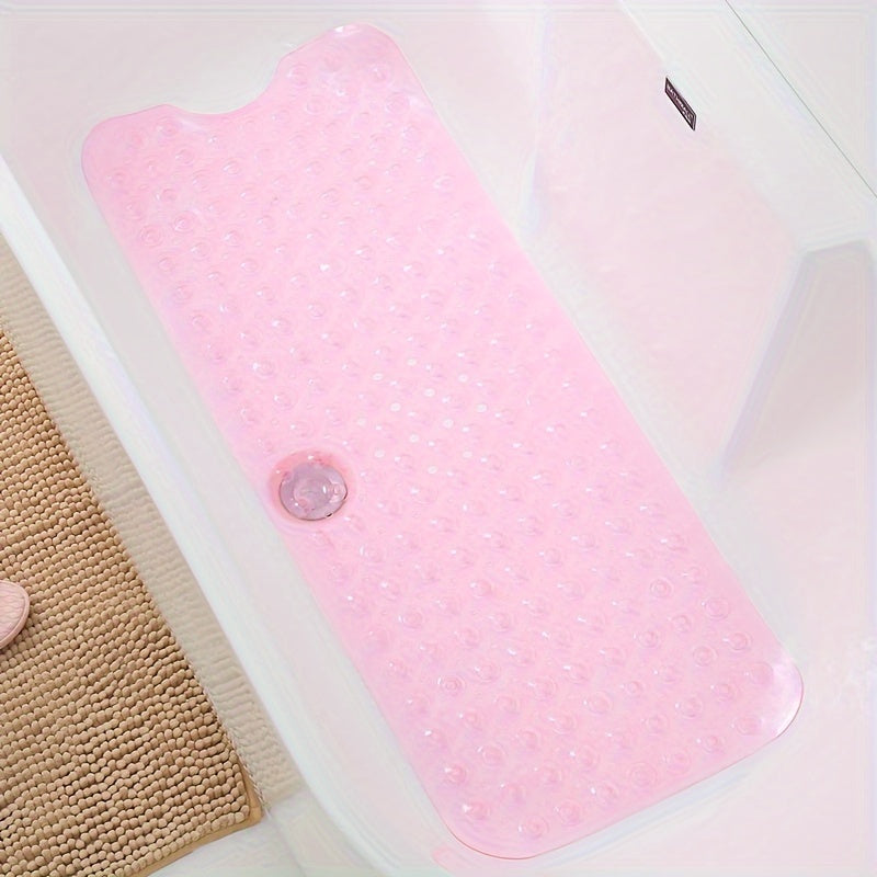 Extra Long Anti Slip Bath Mat for Safe and Comfortable Shower Use
